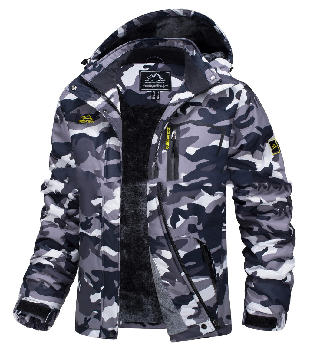 Women's Water-Resistant Fleece Lined Warm Windproof Winter Jacket