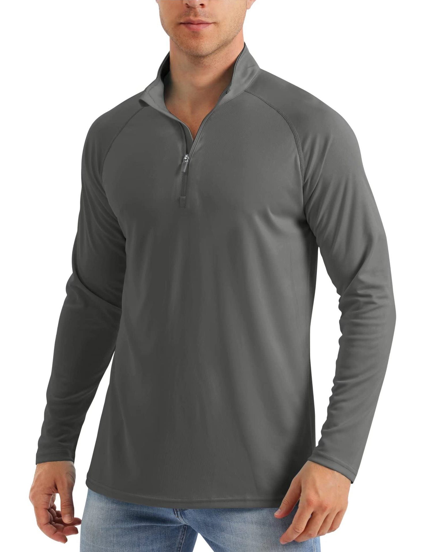 Men's Long-sleeved Quick-drying Sports Running Pullover Top