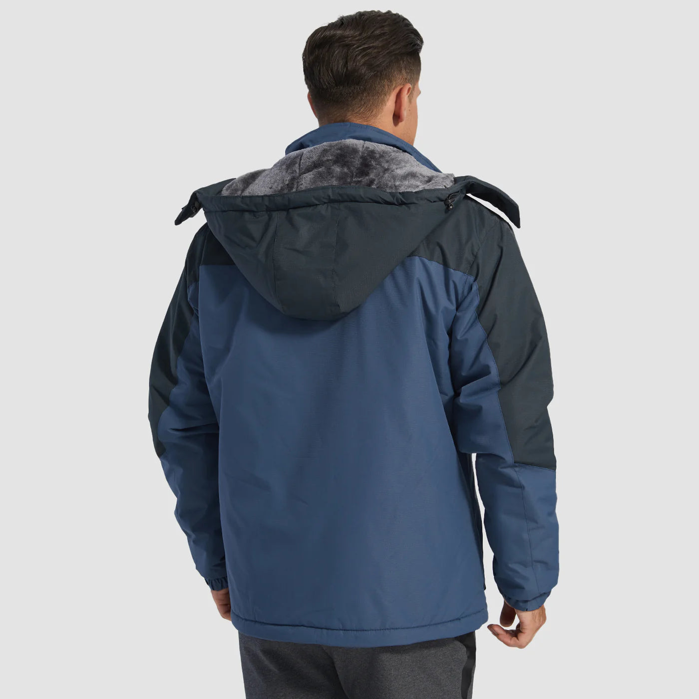Men's Water-Repellent Fleece Lined Winter Ski Jacket