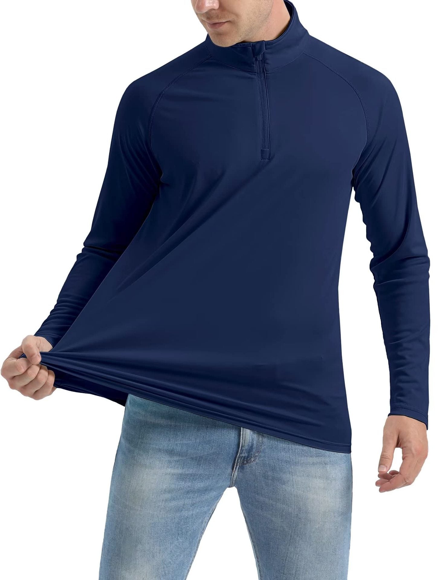 Men's Long-sleeved Quick-drying Sports Running Pullover Top