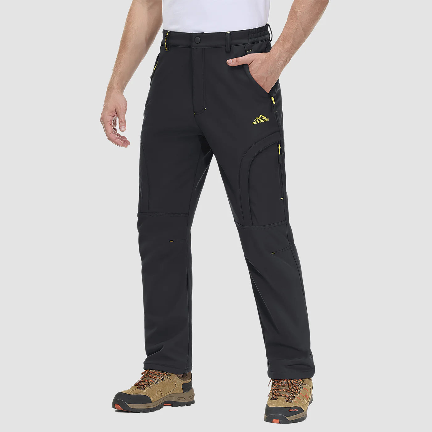 Men's Hiking Pants - Fleece-Lined & Water-Resistant