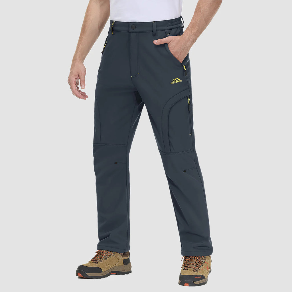 Men's Hiking Pants - Fleece-Lined & Water-Resistant